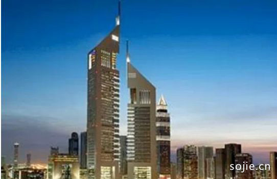 阿拉伯联合酋长国——朱美拉酋长国大厦酒店(约高1014英尺)