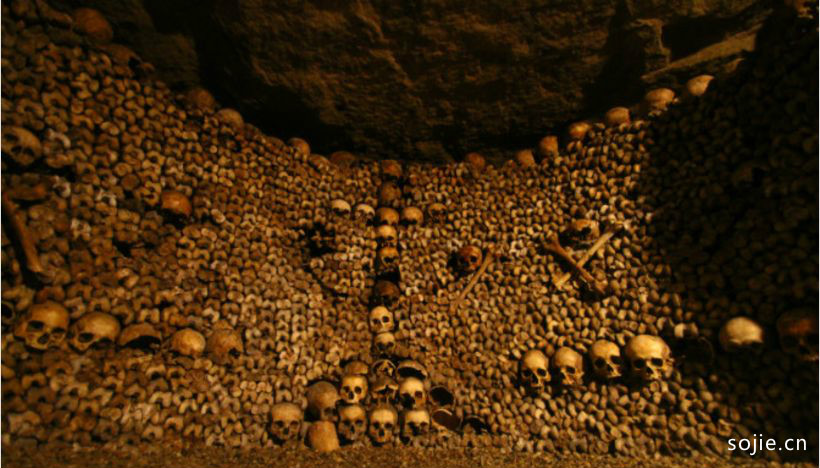 世界十大最可怕的旅游景点：巴黎地下墓穴