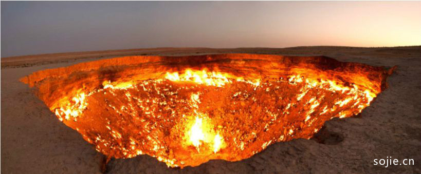 世界十大最可怕的旅游景点：Derweze地狱之门