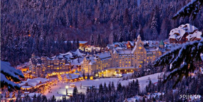 世界十大最受欢迎的滑雪胜地：不列颠哥伦比亚省惠斯勒