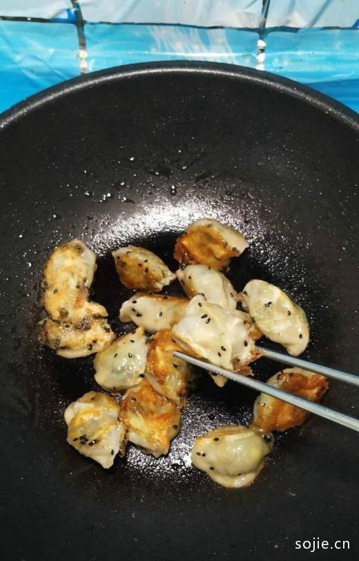 怎样做美味的黑芝麻煎饺？
