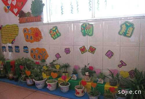 5款幼儿园植物角布置摆放设计图片 幼儿园植物区植物种类布置图片欣赏