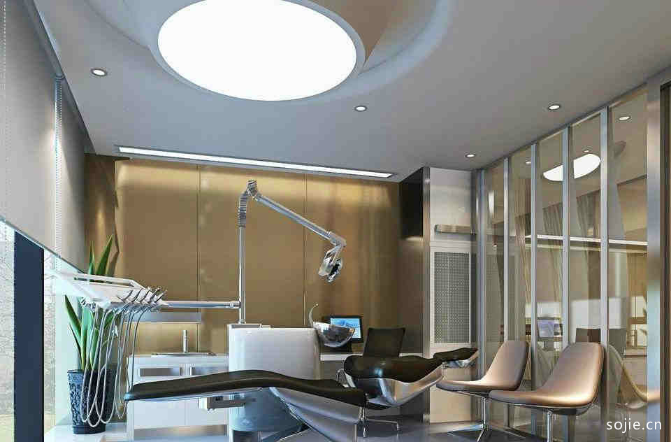 4款牙科诊所设计平面图 私立口腔诊所整体装潢设计图