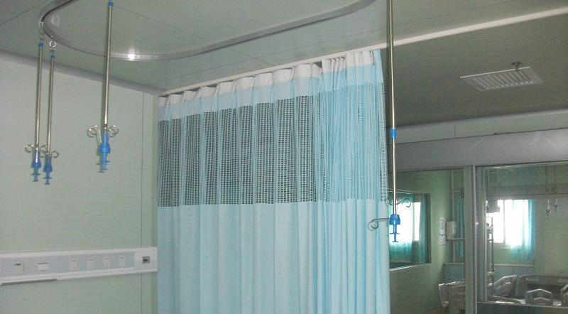 医用隔帘布轨道安装设计图 4款医院专用病床隔断帘窗帘布设计图