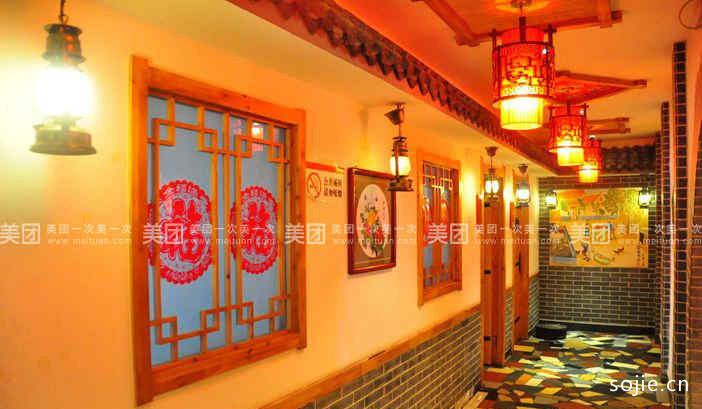 特色农家饭店整体装修效果图 5款传统中国风农庄饭店设计图片