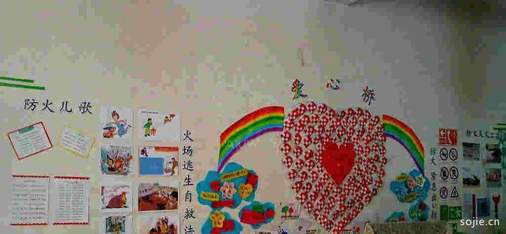幼儿园主题墙面布置设计图片欣赏 幼儿园大班教室创意主题墙面装饰布置效果图