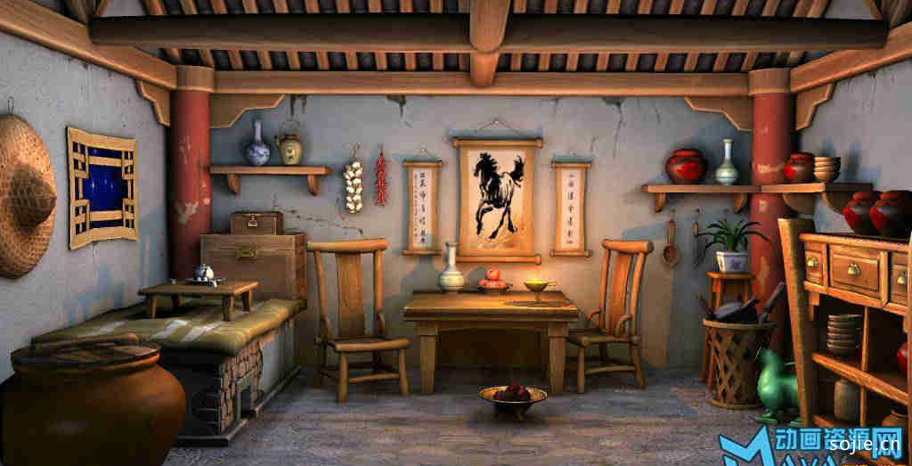 4款古代大户人家房屋布局设计图 中国古代王府房屋内部室内布局装修图